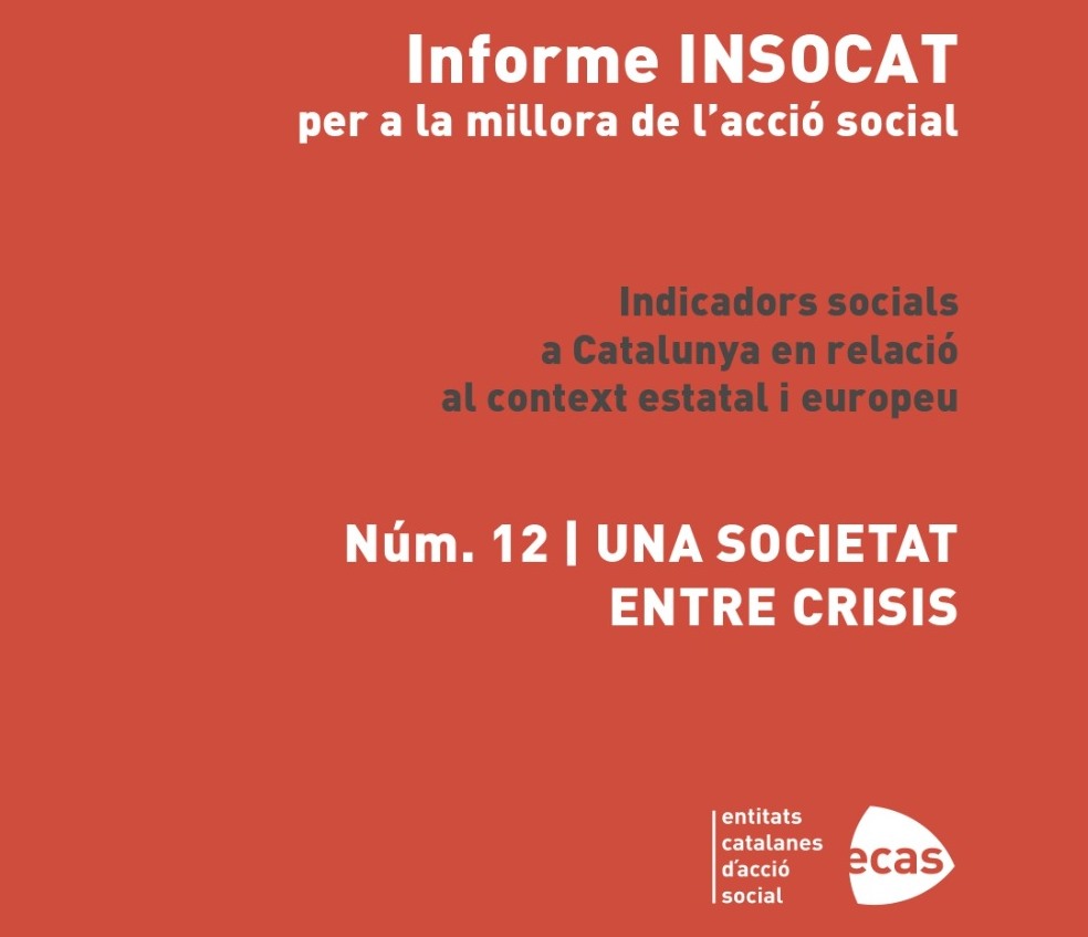 Imatge portada informe INSOCAT d'ECAS 'Una societat entre crisis'